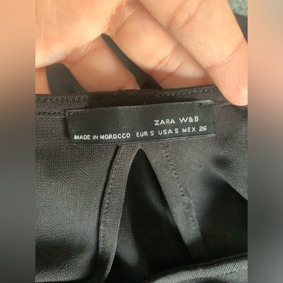 Zara Dress Size Small Color Black and White - Picture 4 of 5